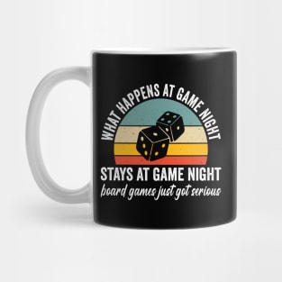 what happens at game night stays at game night Mug